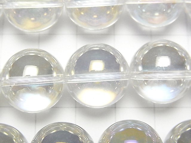 [Video]Aqua Crystal Round 16mm 1/4 or 1strand beads (aprx.15inch/38cm)