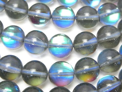 Blue Luna Flash Round 10mm 1strand beads (aprx.15inch/36cm)