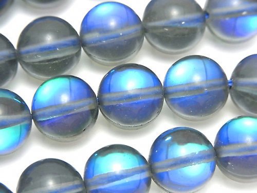 Blue Luna Flash Round 12mm 1strand beads (aprx.15inch/36cm)