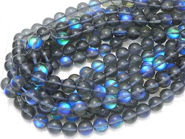 Blue Luna Flash Round 12mm 1strand beads (aprx.15inch/36cm)