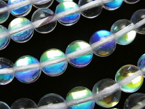 Luna Flash  Round 8mm 1strand beads (aprx.15inch/36cm)