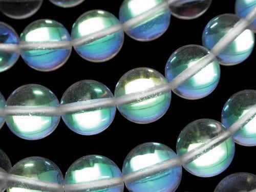 Luna Flash  Round 10mm 1strand beads (aprx.15inch/36cm)