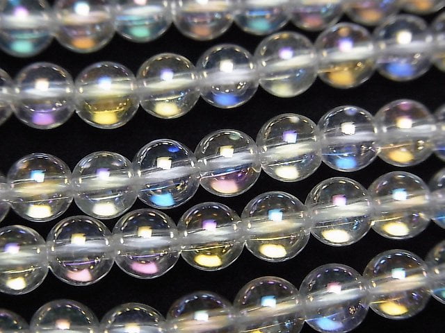1strand $6.79! Aqua Crystal  Round 5mm 1strand beads (aprx.15inch/38cm)