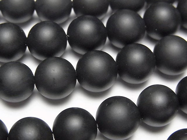 [Video] Frost Onyx Round 10mm 1strand beads (aprx.15inch / 36cm)