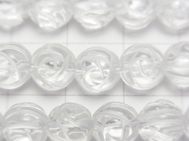 [Video] Crystal AAA Round Rose Cut 8mm 1/4 or 1strand beads (aprx.14inch/35cm)