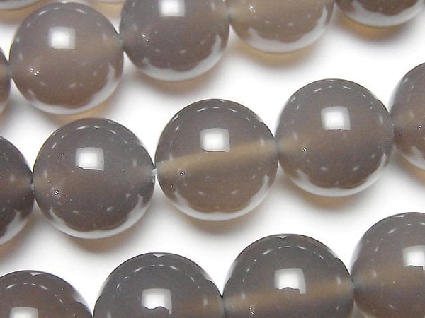 Gray Onyx AAA Round 16mm half or 1strand beads (aprx.15inch / 36cm)