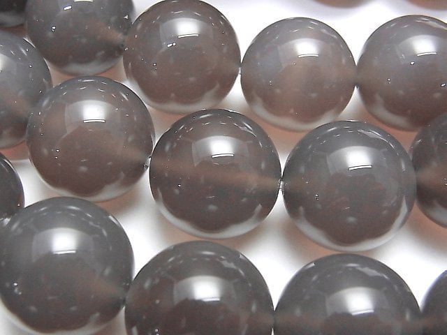 Gray Onyx AAA Round 18mm 1/4 or 1strand beads (aprx.15inch/36cm)