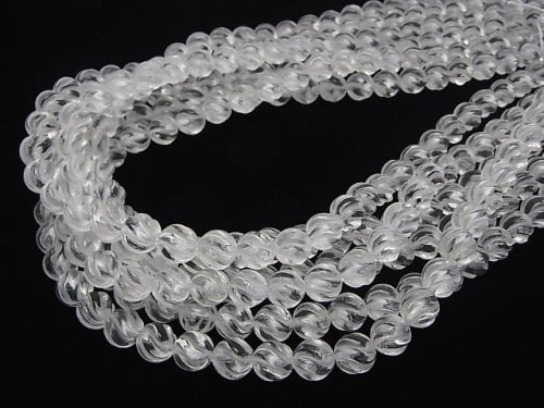 [Video] Crystal AAA Round 8mm S line Twist half or 1strand beads (aprx.15inch/37cm)