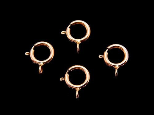 14KGF Pink Gold Filled Spring Ring [5mm][5.5mm] 4pcs