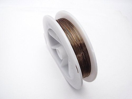 Artistic Wire Antique Brass Color (Gunmetal) Business Use Volume 1roll