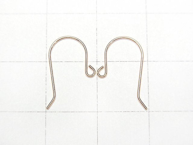 [18K  Pink Gold] Earwire  1pair