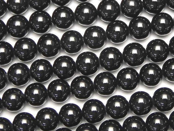 Black Tourmaline AAA- Round 6mm 1strand beads (aprx.15inch / 38cm)