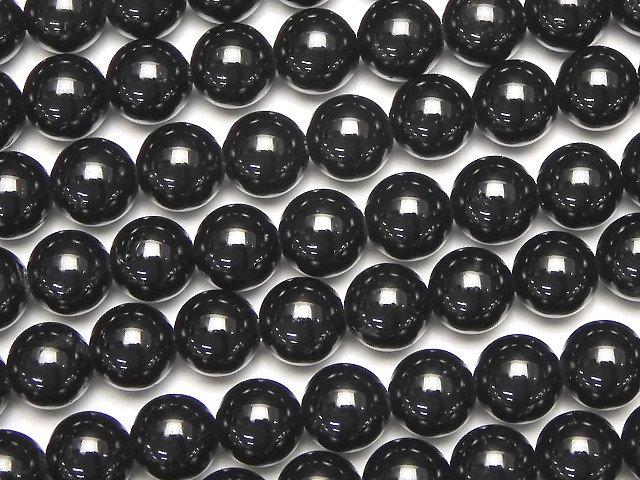 Black Tourmaline AAA- Round 6mm 1strand beads (aprx.15inch / 38cm)