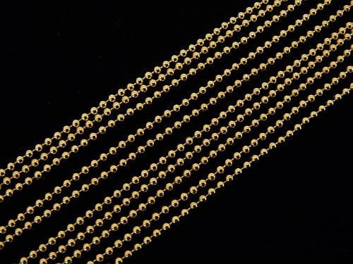 14KGF Ball Chain 1.2mm [40cm][45cm][50cm] Necklace 1pc