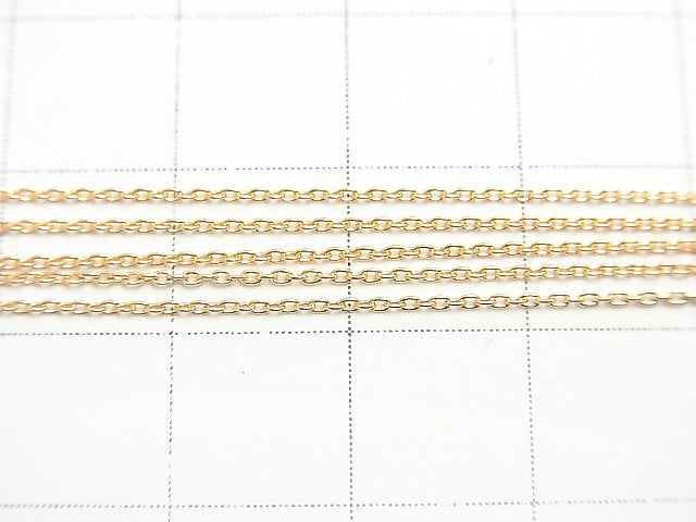 [18K Pink Gold] Cable Chain 10cm