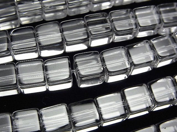 [Video] Crystal AAA Cube 6x6x6mm half or 1strand beads (aprx.15inch/37cm)
