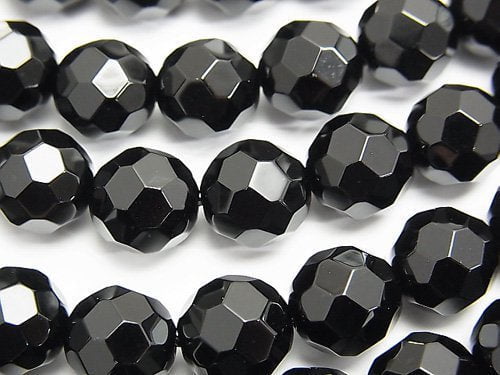 Onyx  32Faceted Round 10mm 1strand beads (aprx.15inch/37cm)