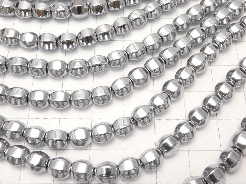1strand $6.79! Hematite 6 Faceted Round 6 x 6 mm x 6 mm Silver coating 1 strand (aprx.15 inch / 38 cm)