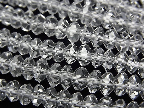 [Video] High Quality! Crystal AAA Faceted Button Roundel 6x6x3mm 1/4 or 1strand beads (aprx.15inch/38cm)