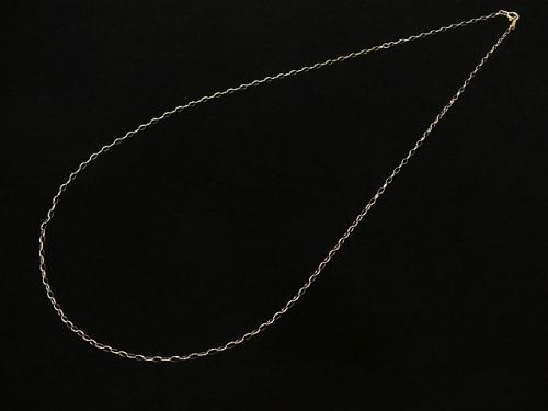 K10YG Necklace  Cable, Omega chain NO.2 1pc
