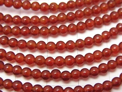 1strand $3.79! Red Agate AAA Round 3mm 1strand beads (aprx.15inch / 38cm)