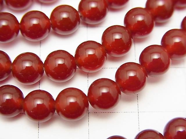 1strand $5.79! Red Agate AAA Round 6mm 1strand (aprx.15inch / 36cm)