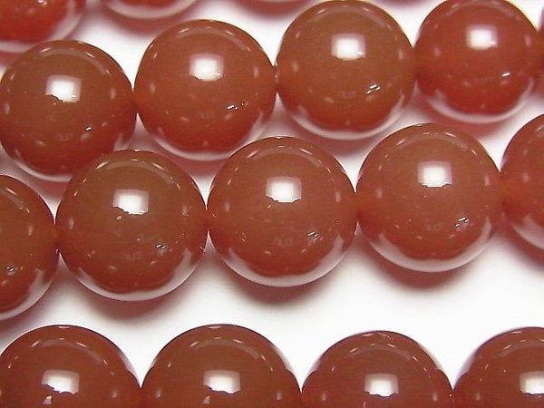 Red Agate AAA Round 14 mm half or 1 strand beads (aprx.15 inch / 36 cm)