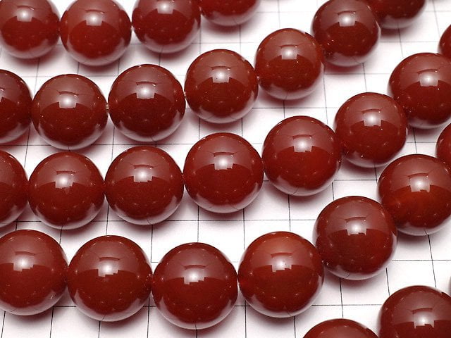 Red Agate AAA Round 18mm 1/4 or 1strand beads (aprx.15inch/36cm)