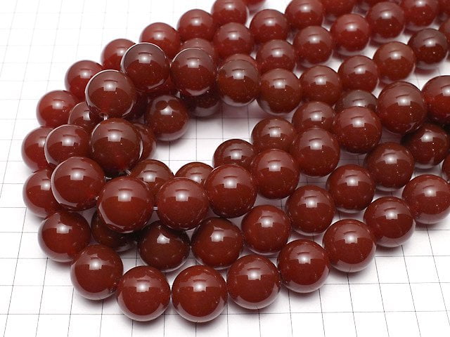 Red Agate AAA Round 18mm 1/4 or 1strand beads (aprx.15inch/36cm)