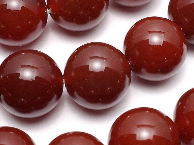Red Agate AAA Round 20mm 1/4 or 1strand beads (aprx.15inch/36cm)
