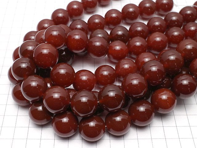 Red Agate AAA Round 20mm 1/4 or 1strand beads (aprx.15inch/36cm)