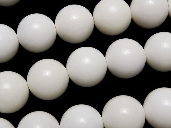 White Onyx AAA Round 12mm 1/4 or 1strand beads (aprx.15inch/36cm)
