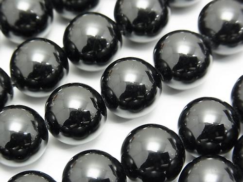 Black Tourmaline AAA Round 12mm 1/4 or 1strand (aprx.15inch / 38cm)