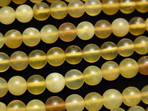 [Video] Yellow Opal AAA- Round 6mm half or 1strand beads (aprx.15inch / 38cm)