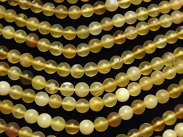 [Video] Yellow Opal AAA- Round 6mm half or 1strand beads (aprx.15inch / 38cm)