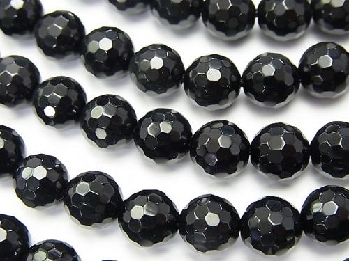 1strand $6.79! Onyx  128Faceted Round 8mm 1strand (aprx.15inch/37cm)