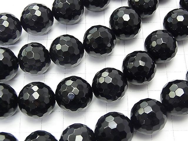 Onyx  128Faceted Round 16mm half or 1strand (aprx.15inch/36cm)