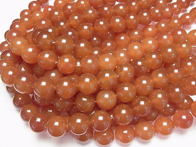 [Video]Carnelian AAA Round 18mm half or 1strand beads (aprx.15inch/36cm)