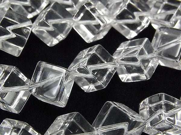 [Video] Crystal AAA Dice 15x15x15mm half or 1strand beads (aprx.15inch/37cm)