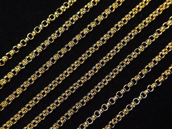 14KGF Rolo Chain 1.4mm [40cm][45cm][50cm][60cm][75cm] Necklace 1pc
