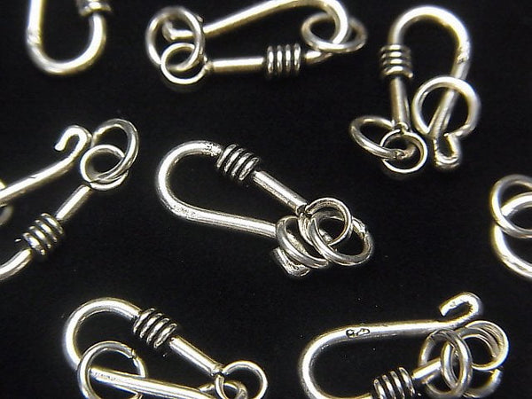 Silver925 U Hook with Jump Ring 14x6mm 1pc