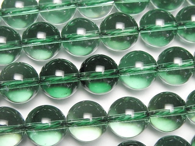 [Video] Green Quartz Round 10mm half or 1strand beads (aprx.15inch/37cm)