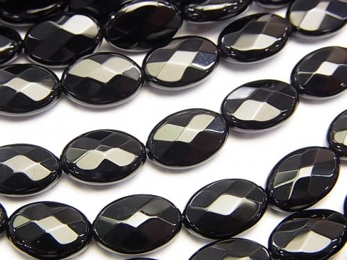 Onyx  Faceted Oval 12x8x4mm half or 1strand (aprx.15inch/38cm)