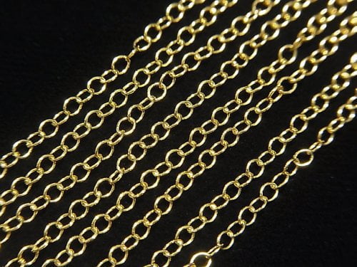 Silver925 Long Cable Chain 1.8mm 18KGP [40cm][45cm][50cm][60cm][75cm] Necklace 1pc