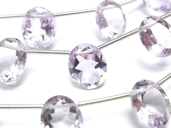 [Video] High Quality Pink Amethyst AAA Oval Faceted 11 x 9 mm 1strand (10pcs)