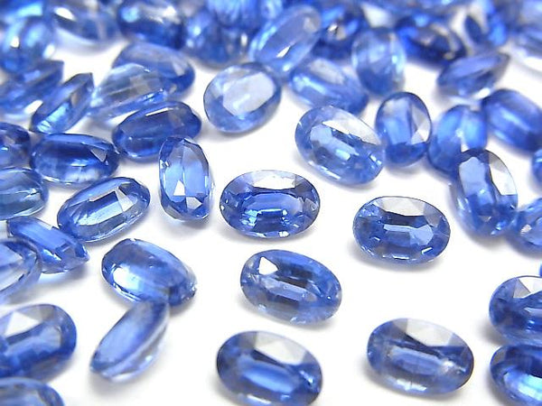 [Video] High Quality Kyanite AAA Undrilled Oval Faceted 6x4mm 5pcs $14.99!