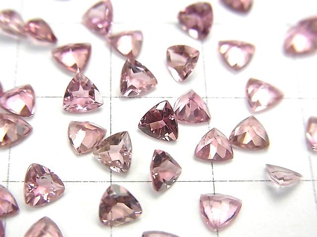 [Video] High Quality Pink Tourmaline AAA Undrilled Triangle Faceted 4x4x2mm 5pcs $13.99!