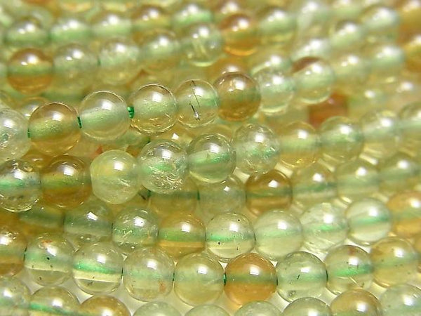 [Video] Green Apatite AAA - Round 4mm 1strand beads (aprx.15inch / 38cm)