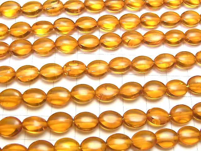 [Video] Baltic Amber Oval 10 x 8 x 4 mm half or 1 strand beads (aprx.15 inch / 38 cm)