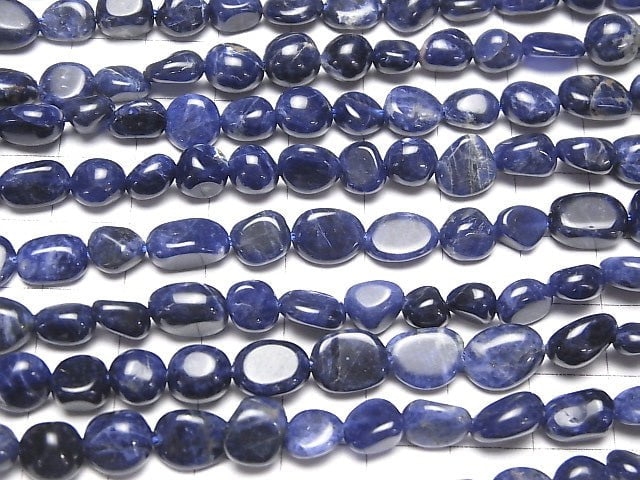 [Video] Sodalite AAA Small Size Nugget  1strand beads (aprx.15inch/38cm)